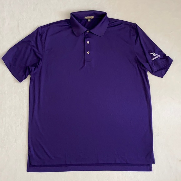 Peter Millar | Summer Comfort Performance Polo Golf Shirt Young Life Logo (L) - Picture 1 of 16